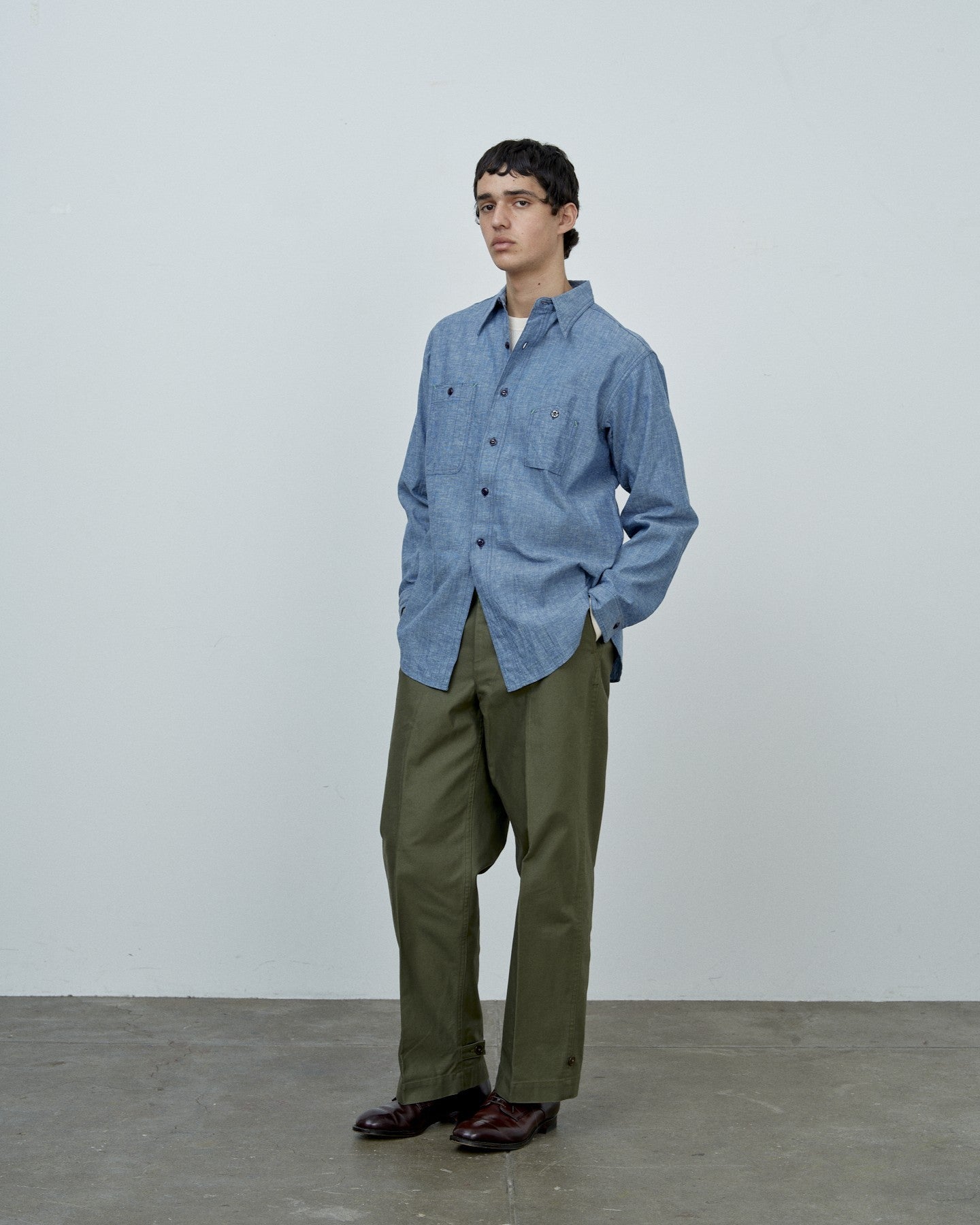 BIG YANK 】1935 ORIGINAL CHAMBRAY / INDIGO – ANATOMICA OFFICIAL