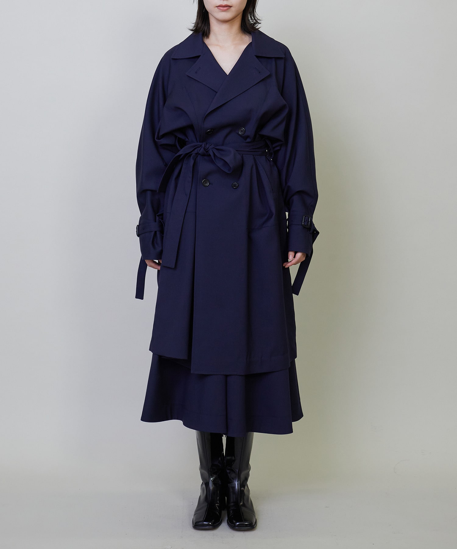 ウールギャバトレンチコート｜BIGI online store - ビギ オンラインストア