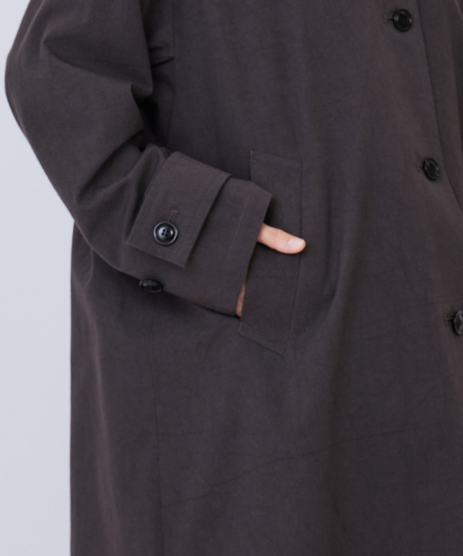 グランジコットンポプリンステンカラーコート｜BIGI online store