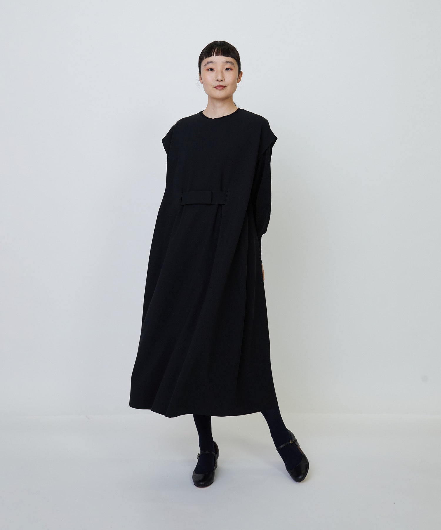 エコダブルクロスベルテッドワンピース｜BIGI online store - ビギ