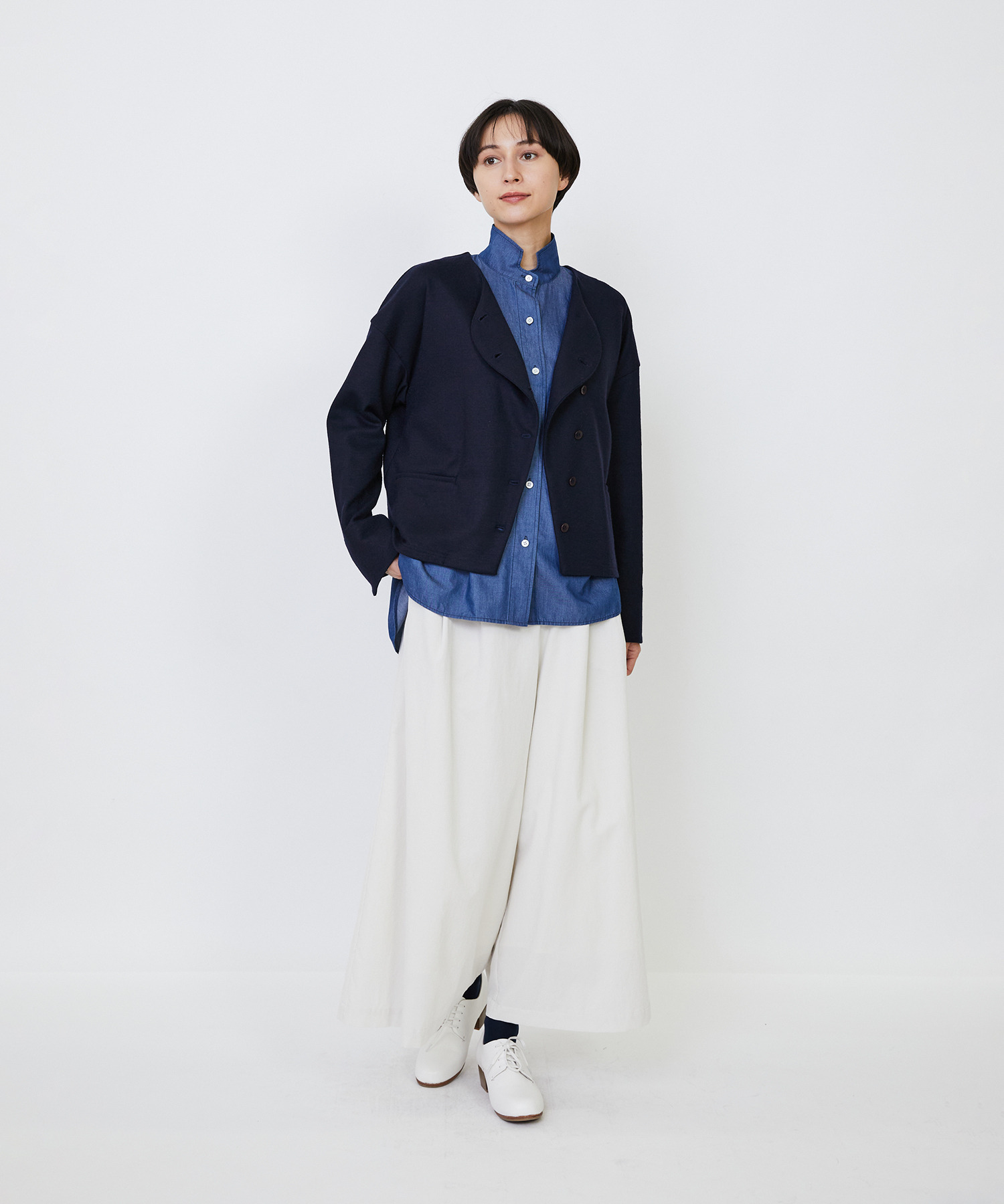 ウール圧縮スムースジャケット｜BIGI online store - ビギ オンライン