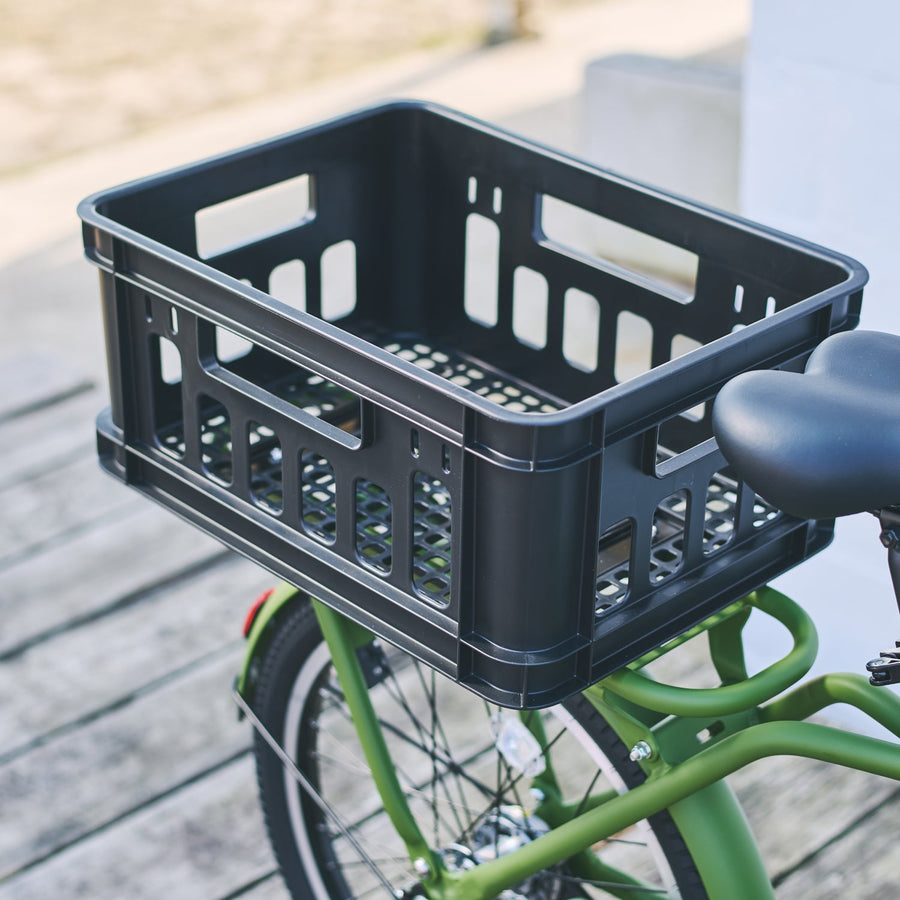 トートボックス ヴィンテージイエロー リアキャリア BRIDGESTONE GREEN