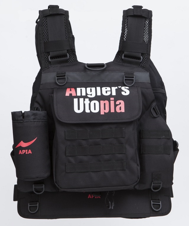 APIA(アピア) アングラーズサポートベストVer．3 ブラック