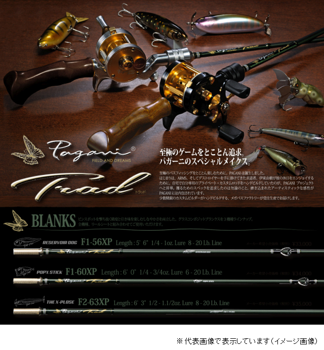 メガバス PAGANI TRAD（パガーニトラッド） F1-60XP