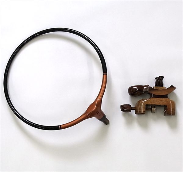 かちどき 凱 ヘラ万力 匠絆 玉置枠万力セット(ブビンガ) 忠相モデル