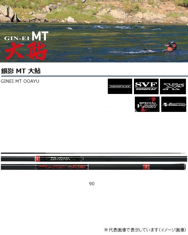 ダイワ 銀影 MT 大鮎 90: 竿｜釣具の通販ならキャスティング