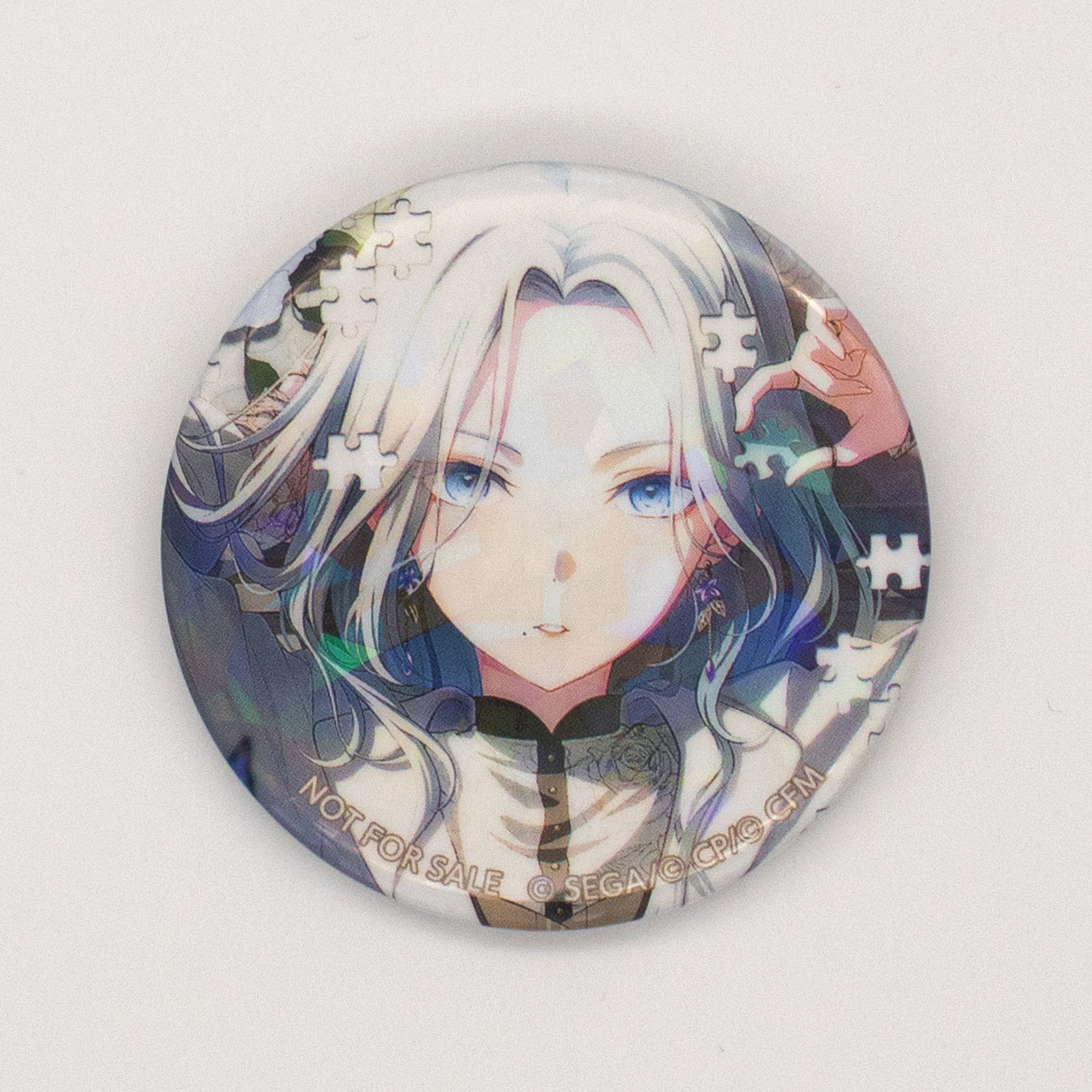 FLOWERS Innocent Grey 画展 缶バッジ 譲葉 FLOWERS Innocent Grey