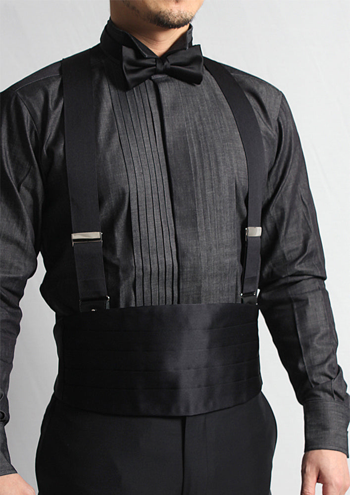  Thurston サスペンダー 4本セット／ボタン留め用 革エンド Albert Thurston サスペンダー 4本セット／ボタン留め用 革エンド