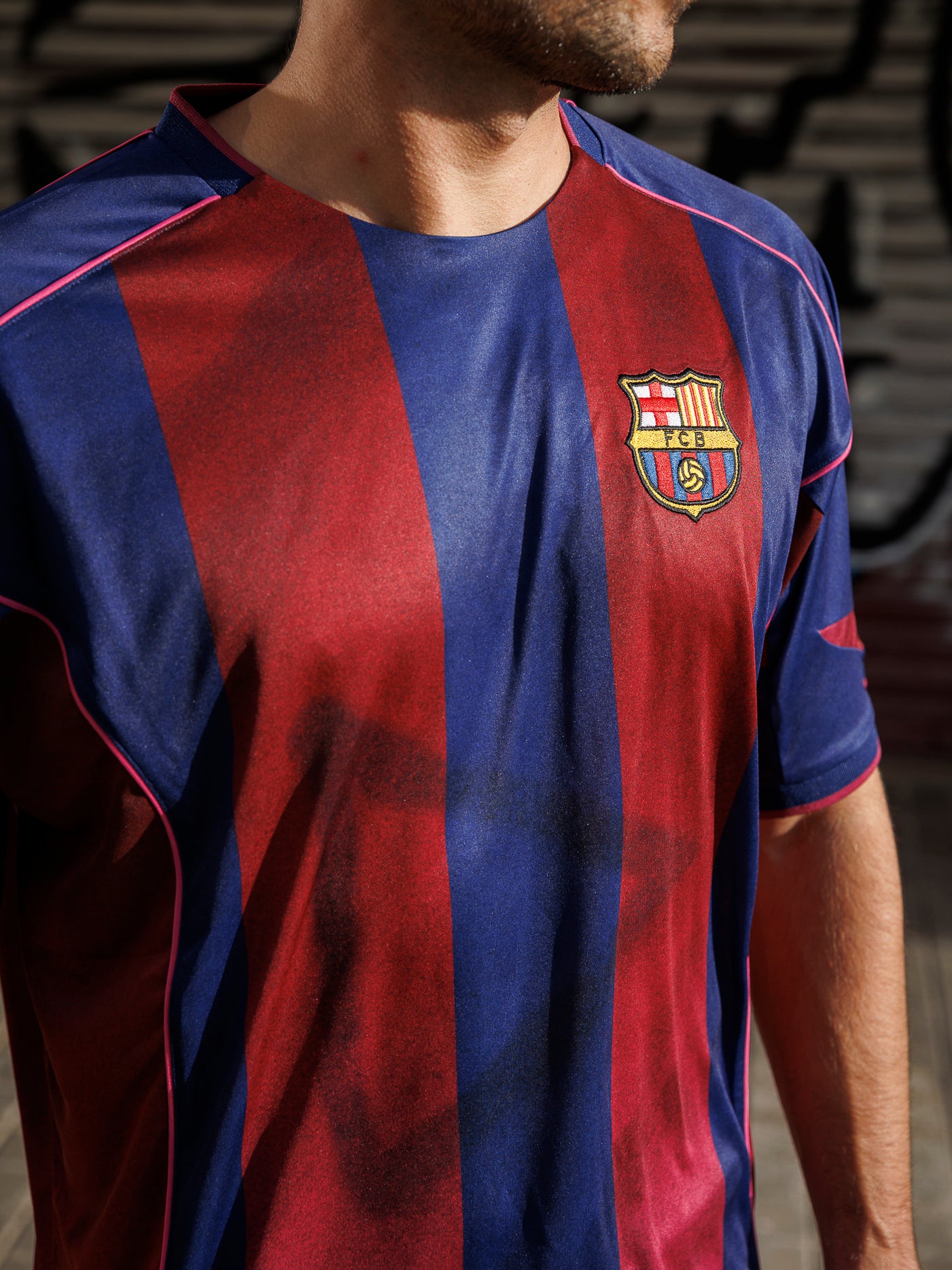 Ed Sheeran x FC Barcelona x Spotify Retro 2004/05 Home Play Jersey