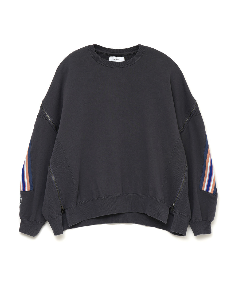 ZIPPER RIB SWEAT – FACETASM e-store