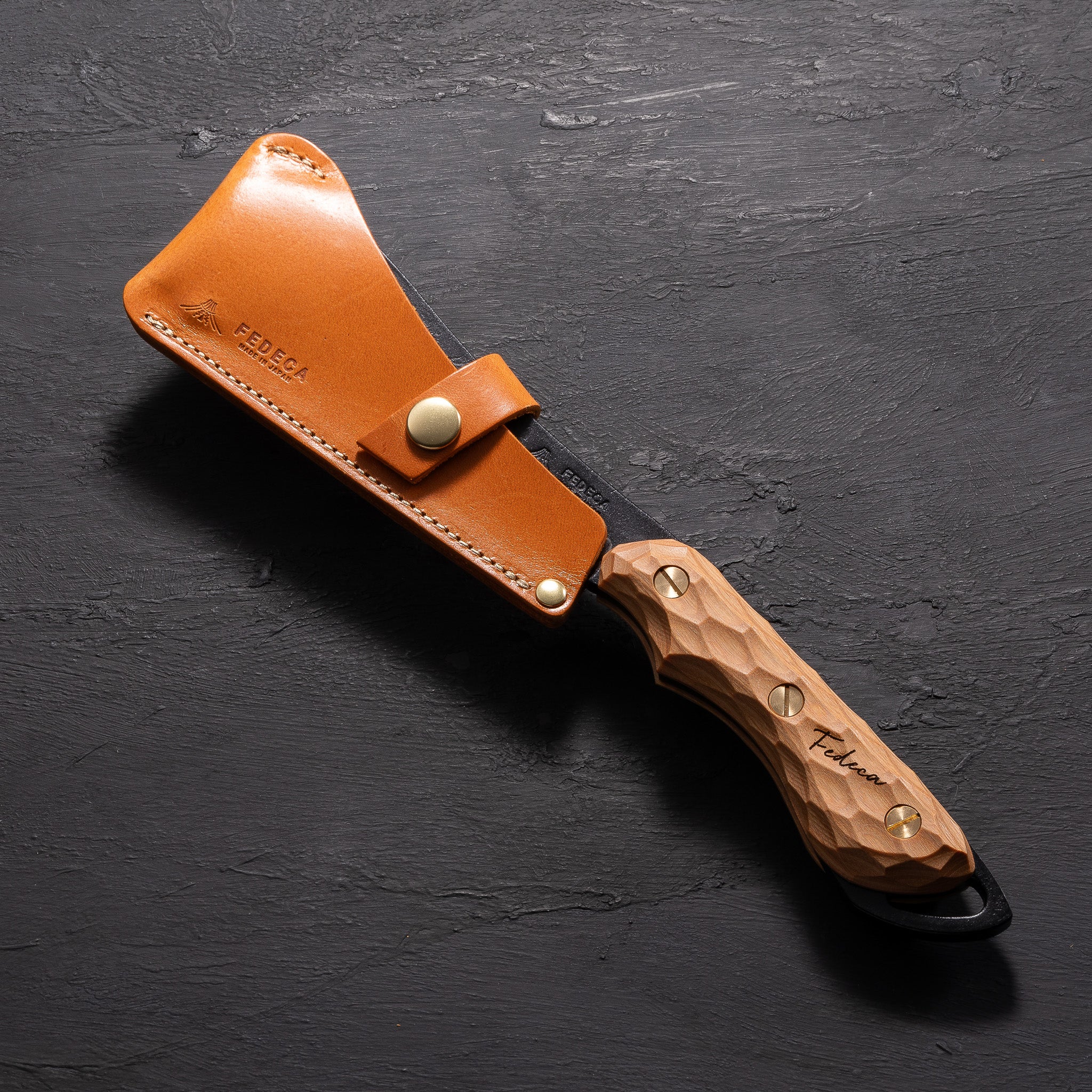 強化木】鍛造バトニング鉈 名栗ホワイト 16,500円