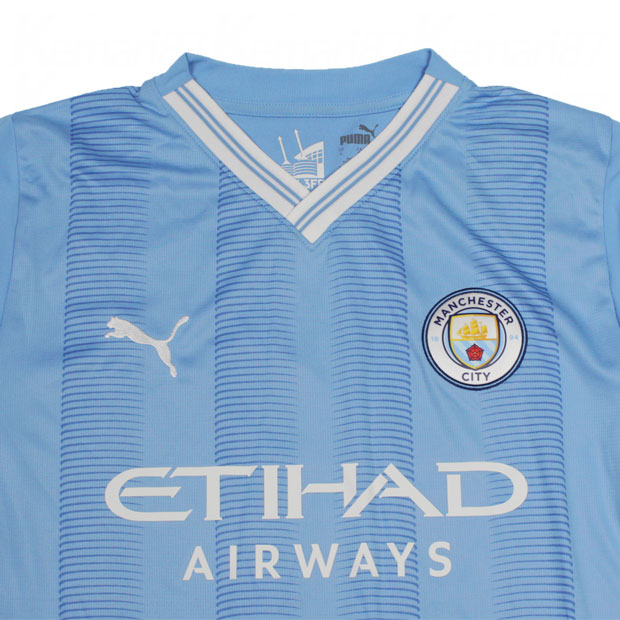 マンチェスターシティ 23-24 ホーム 長袖レプリカユニフォーム 9.アー