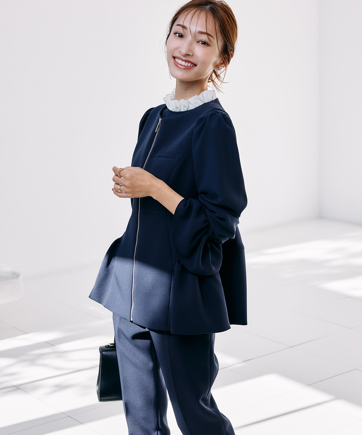 M Maglie le cassetto×吉田理紗》今っぽ上品ジレ｜M Maglie le