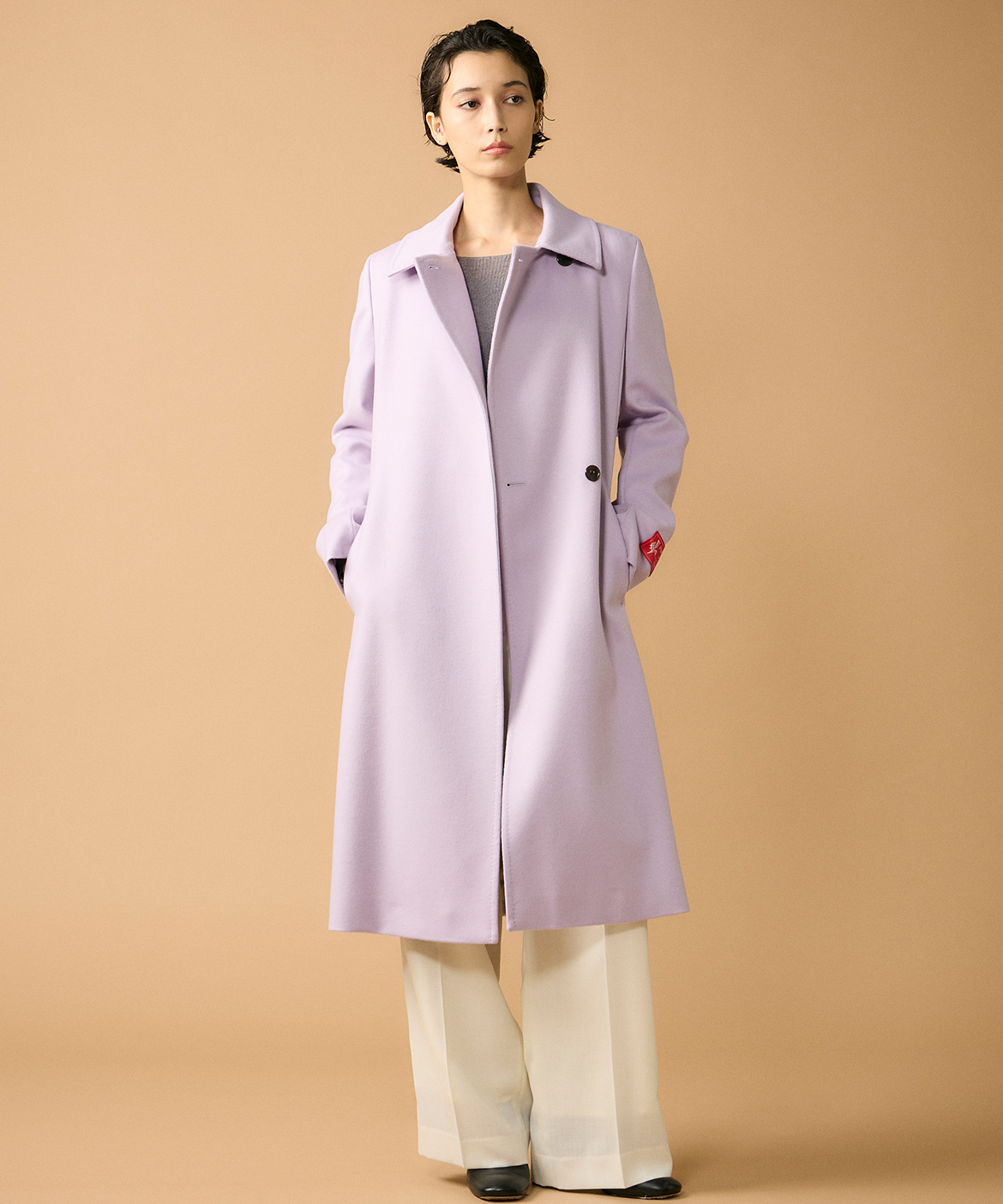 売切 最終値下Gabriele Pasiniカシミヤ100コート未使用 46 売切 最終