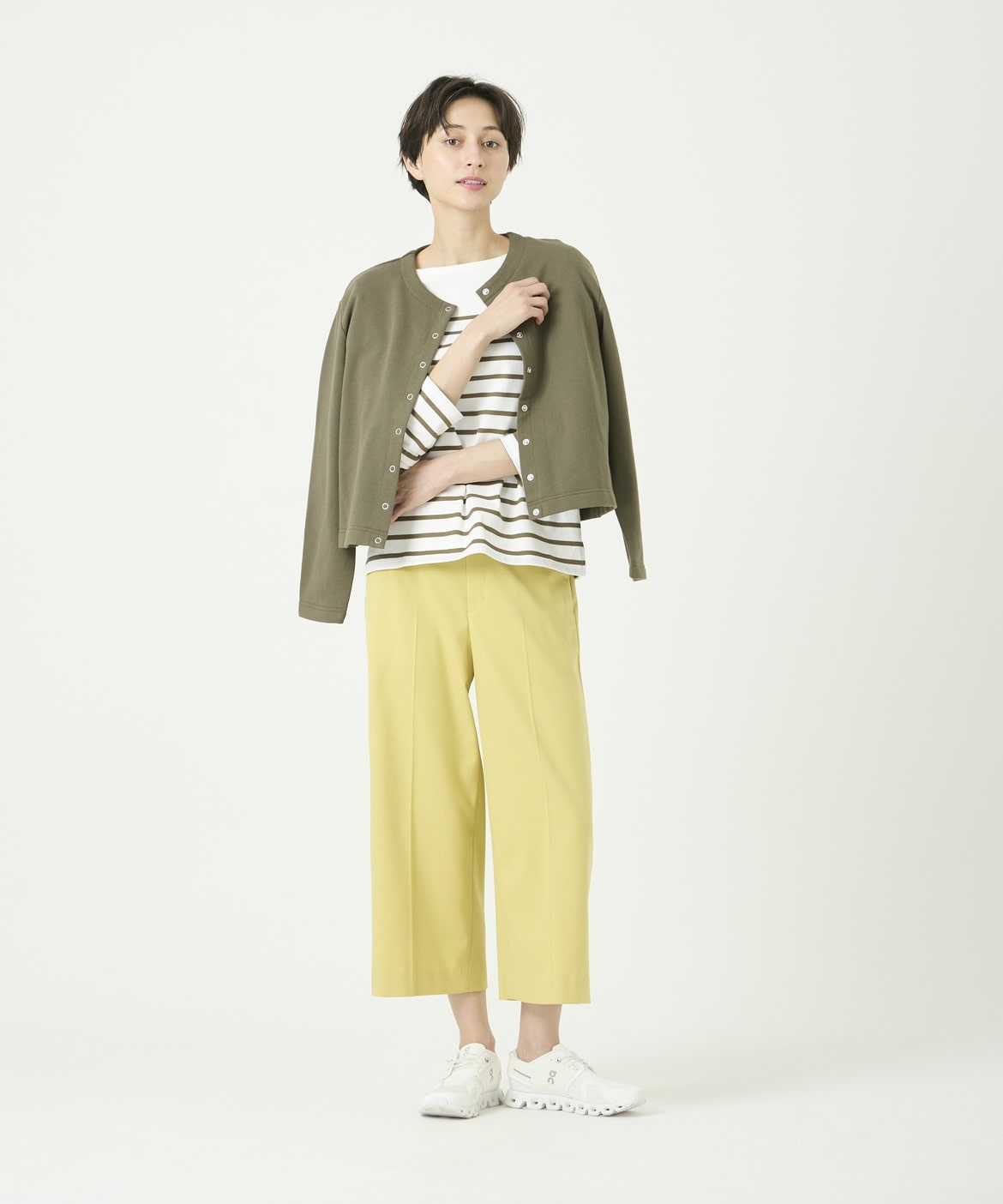 ベーシックワイドクロップドパンツ｜DAY by DAY It's international