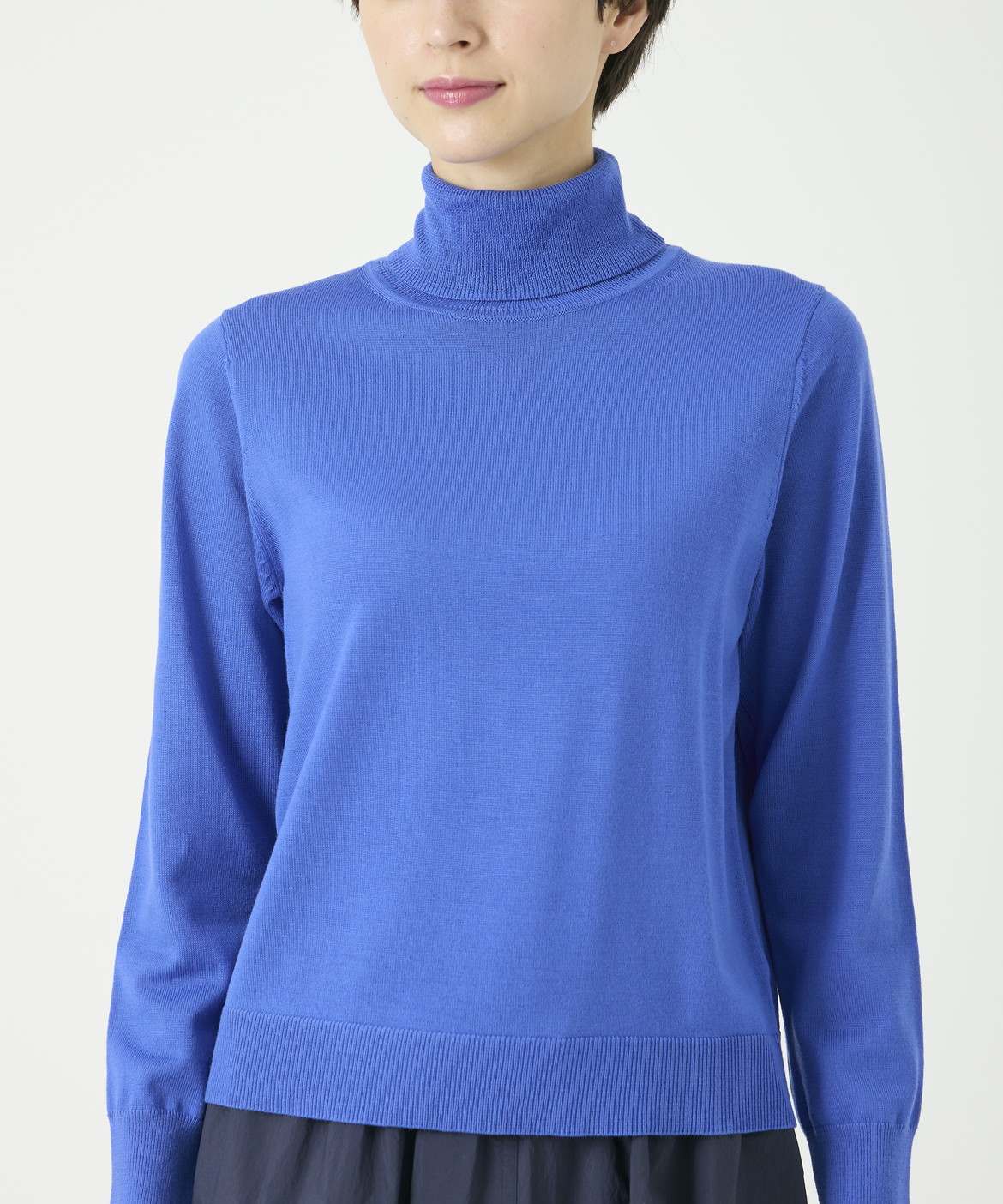 ウォッシャブルウールベーシックタートルネックニット《HARMONY》｜DAY