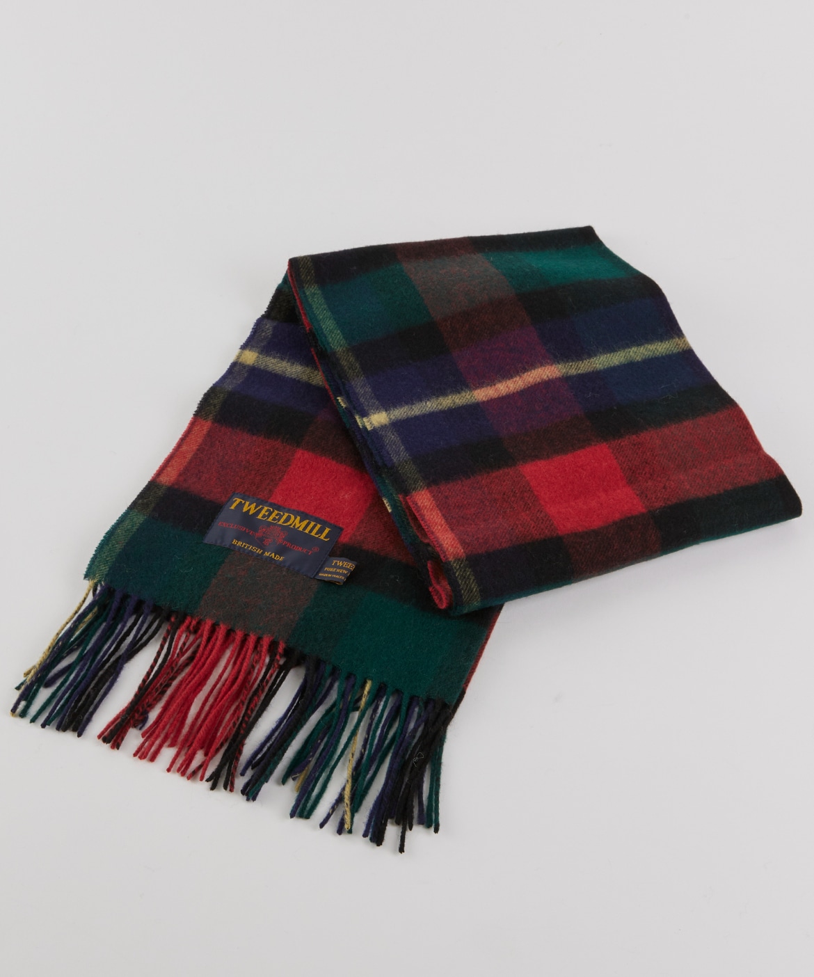 nest robe TWEEDMILL チェック柄ウールストール チェック柄ウール