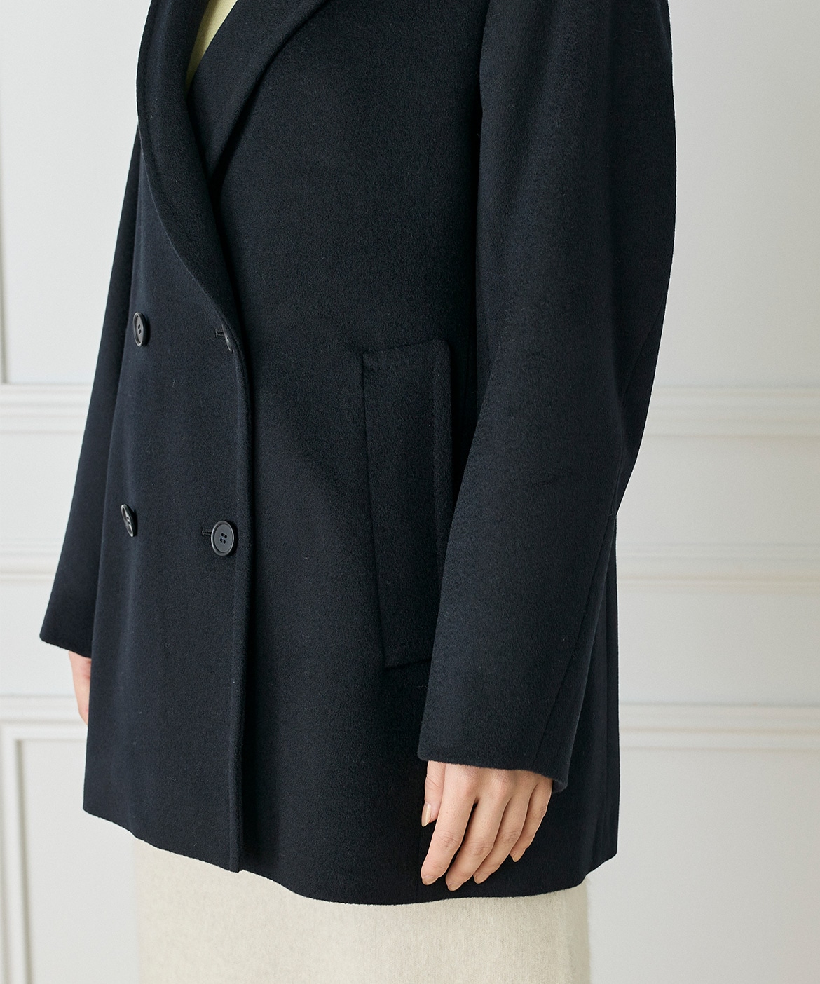 WEB限定》カシミヤ100%ジャケットコート｜INED（イネド）｜フランドル