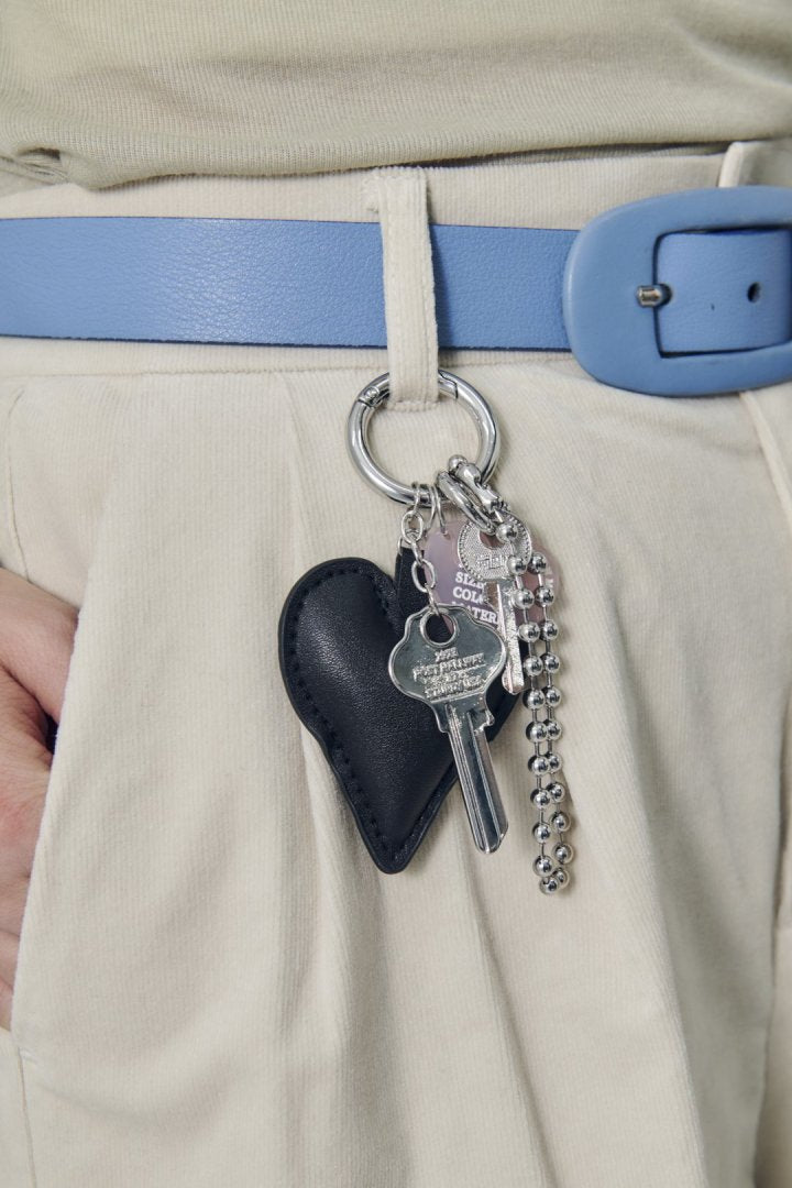 レザー タッチ ハート バッグ チャーム – GOLDY Onlinestore