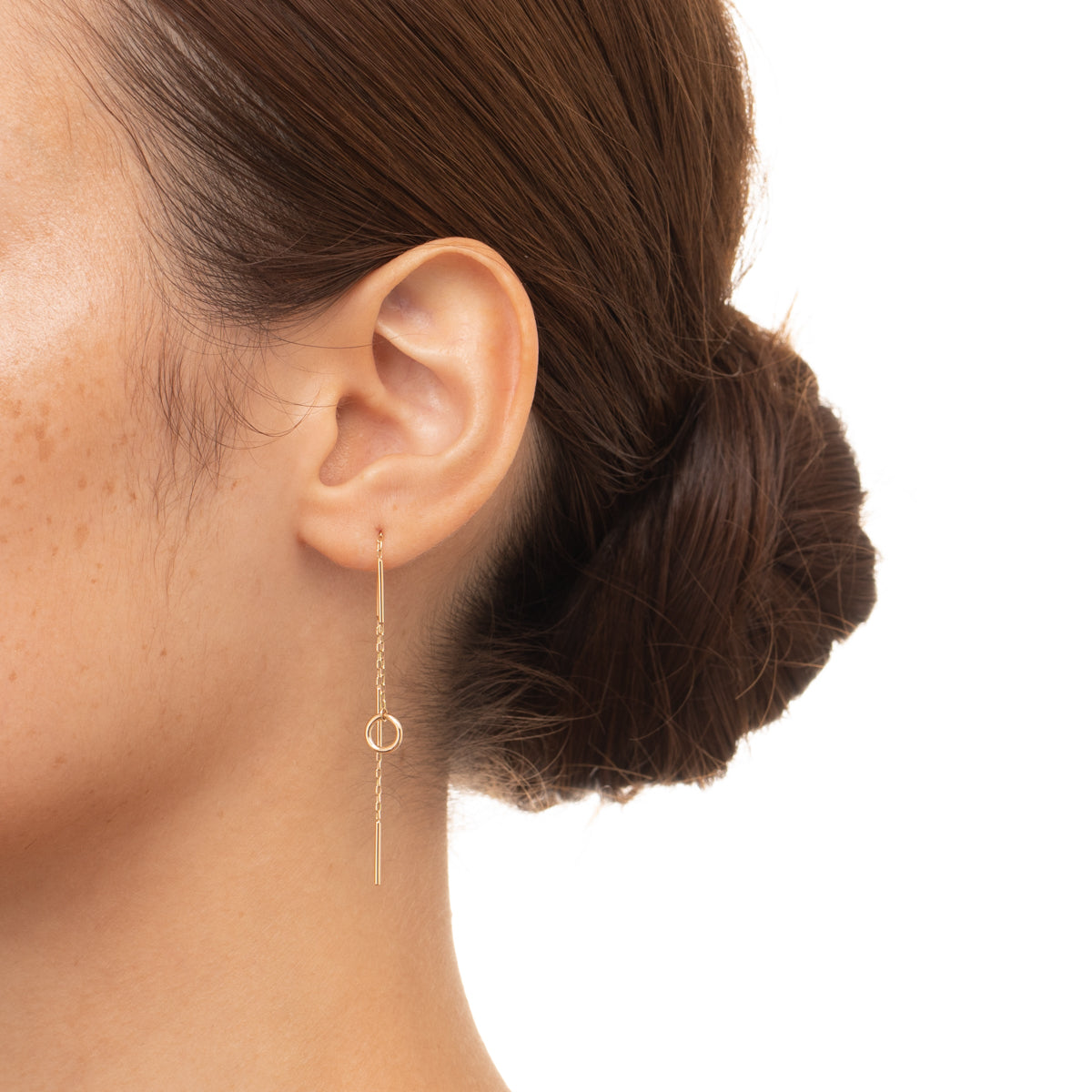 ALL ABOUT BASICS トグルチェーン ピアス