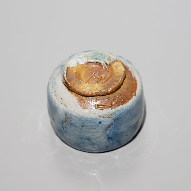 陶芸家 美術家 伊藤公象 酒器 酒杯 器 pearl blue 箱なし 陶芸家