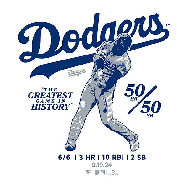 大谷翔平 「50-50 6 for 6」 Tシャツ ホワイト(S nocolor): 野球