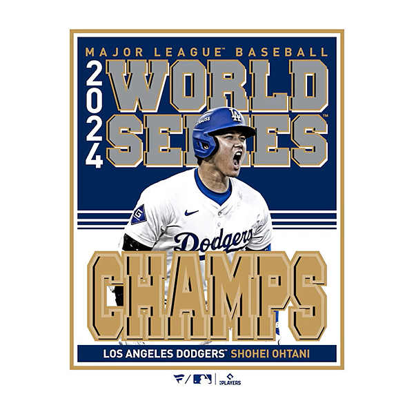 ドジャース 大谷翔平 2024 ワールドシリーズ 優勝記念 Tシャツ(S 白
