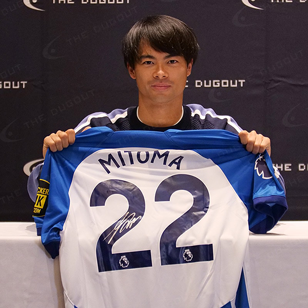 三笘薫サイン入りユニフォーム ブライトン キッズユニフォーム 2023.3