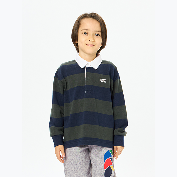カンタベリー キッズロングスリーブラグビージャージ（キッズ