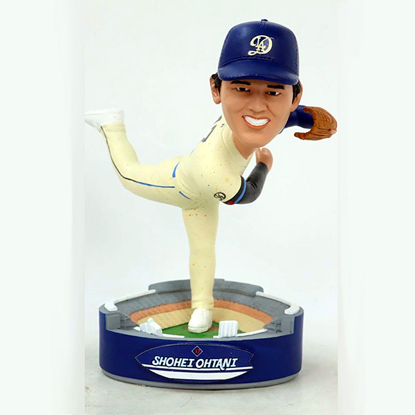 新品】エンゼルス ネト ボブルヘッド 大谷翔平＆マイクトラウト7月1日