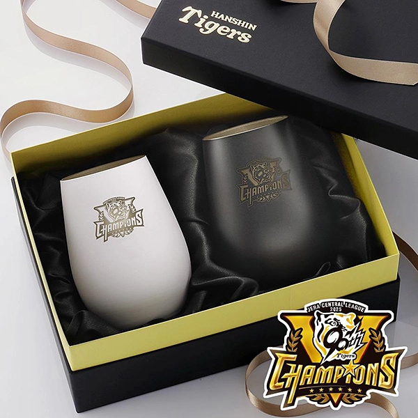 阪神タイガース 2025 JERA セ・リーグ優勝記念 タンブラー Black Gold