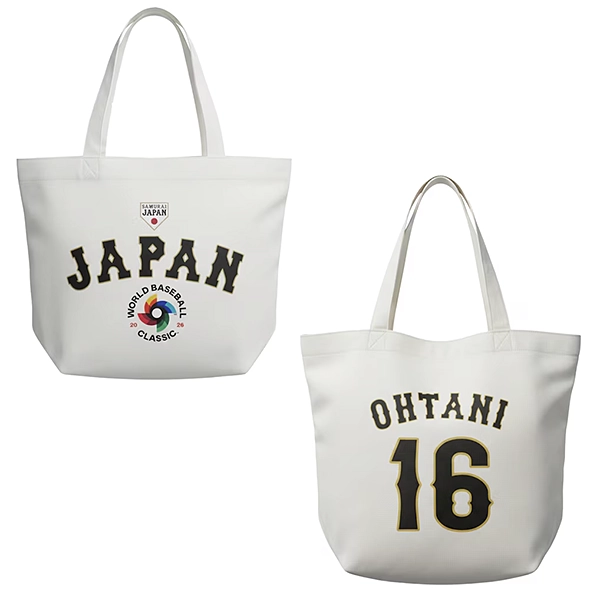 WORLD BASEBALL CLASSIC 2026】侍ジャパン 大谷翔平 キャンバストート