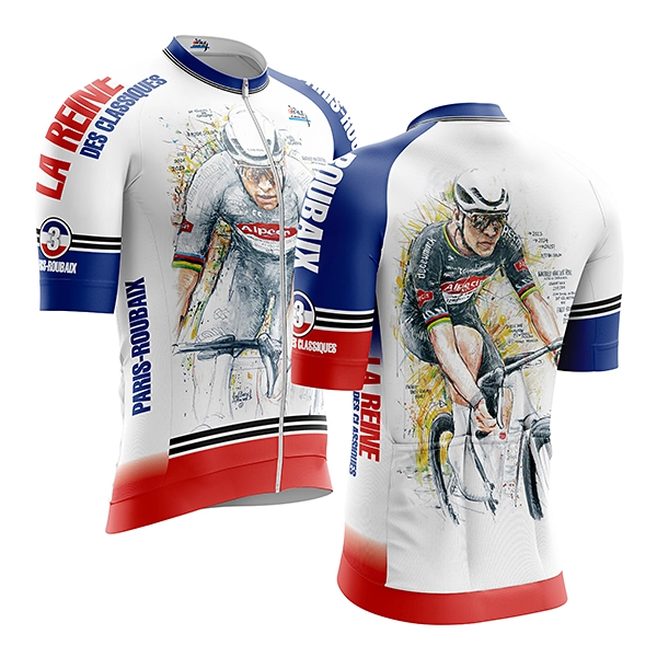 パリ～ルーベ 2025 the art fo cycle マチュー・ファンデルプール 半袖