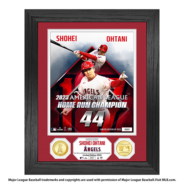 大谷翔平エンゼルスホームラン王記念フォトプラーク