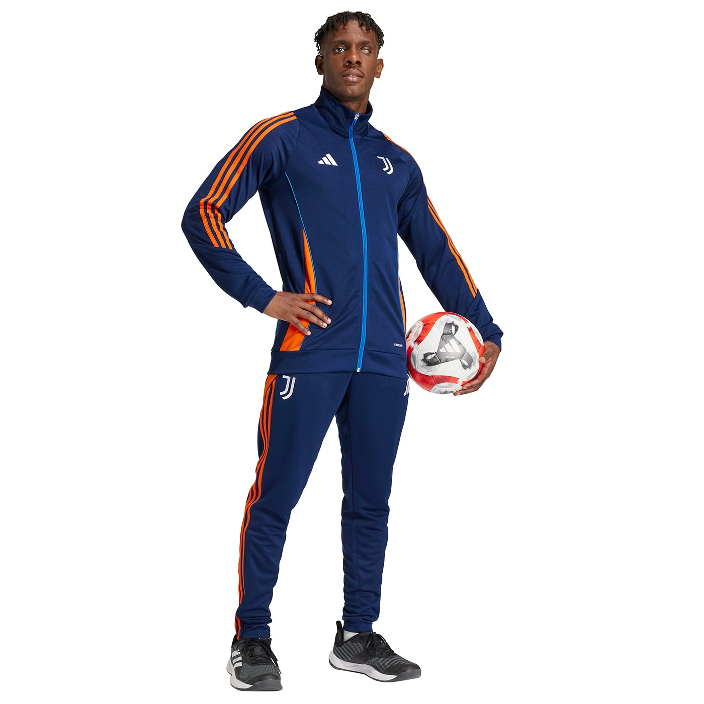 92/94Kappa Juventus ジャージセット ブラック/ブルー2L/L