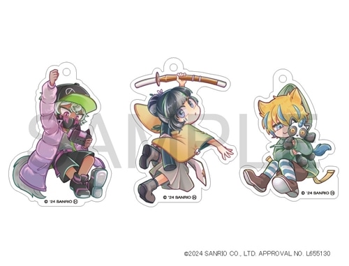 まいまいまいごえん 4」限定版 描き下ろしアクリルキーホルダー3個