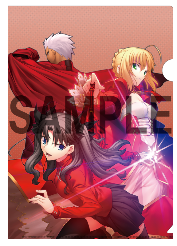 TYPE-MOONエース」表紙イラスト クリアファイルセット 〈アーチャー