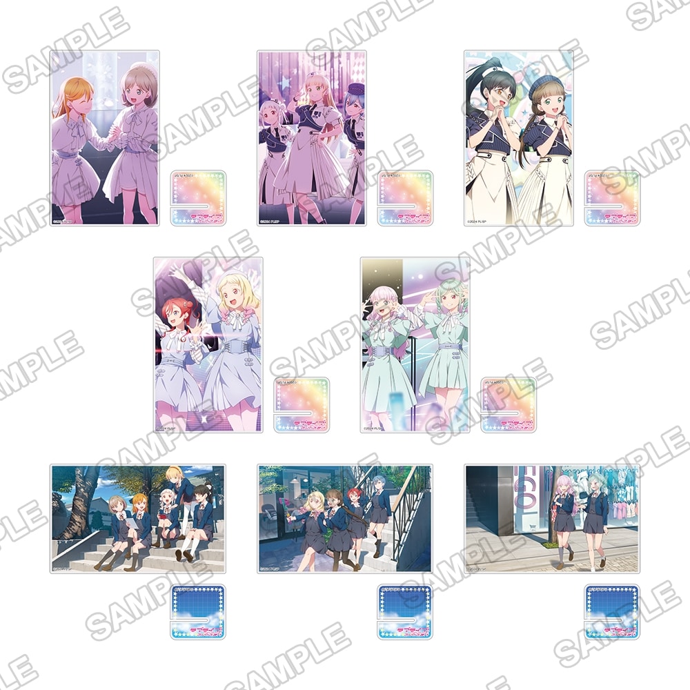 UNICON 文山雪華選手ライブカード LEDアクリルスタンド カレンダー付き