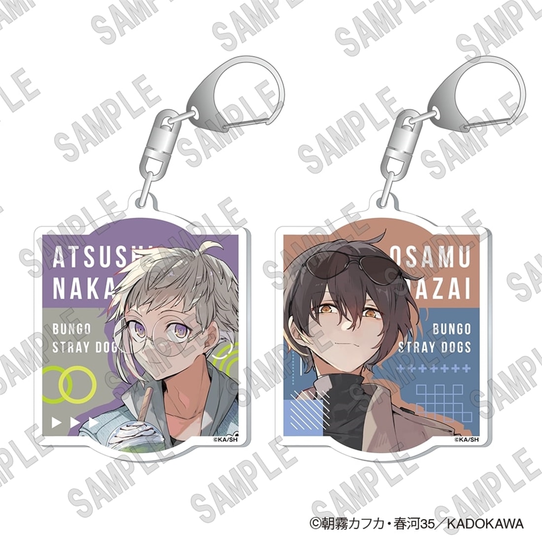 会場先行】「文豪ストレイドッグス」アクリルキーホルダーセット(C107