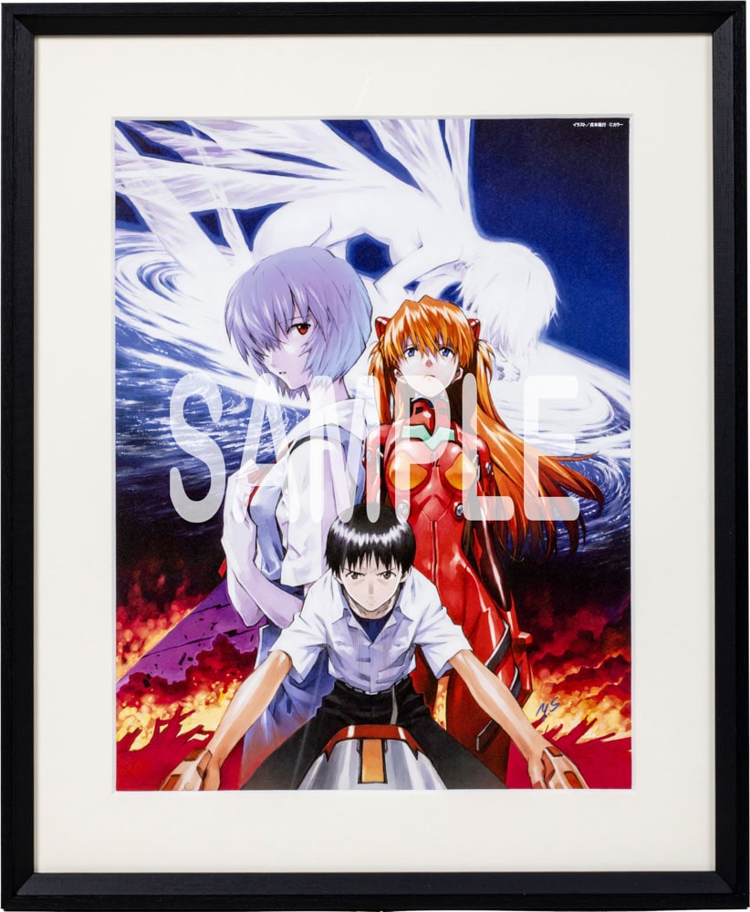 エヴァンゲリオン 複製原画 貞本義行 アスカ マリ レイ