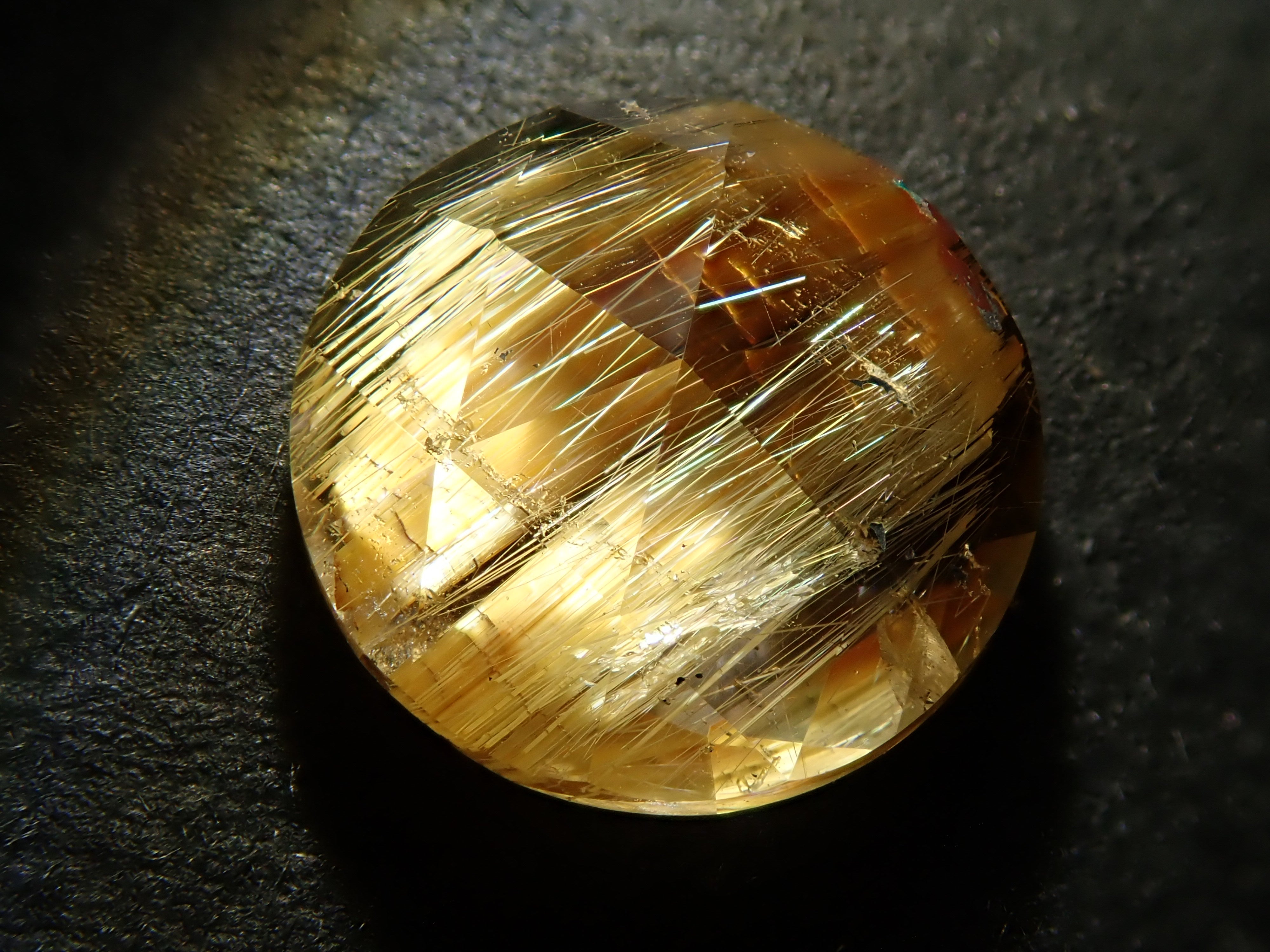 天然石ルチルクォーツのスフィア ご購入前に在庫確認必要D.434 天然石