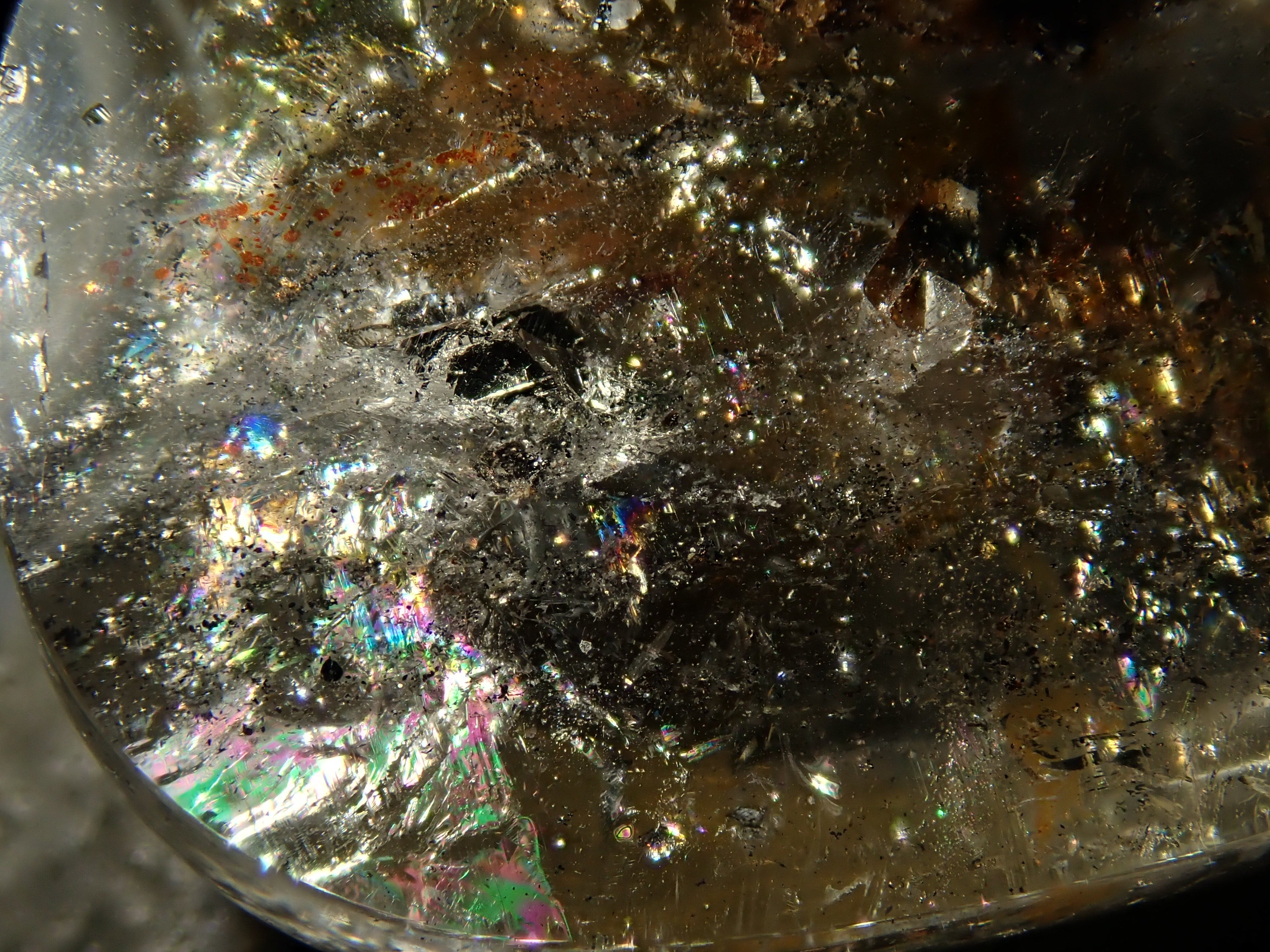 1/28 22時販売】ブラジル産パイライトインクォーツ 34.864ctルース