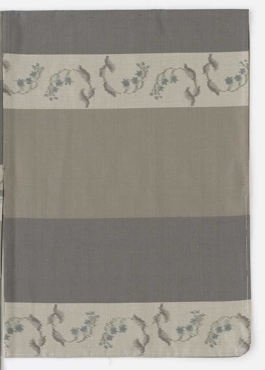 十日町紬 すずらん グレー（お取り寄せ品） | カジュアル着物 | やまと