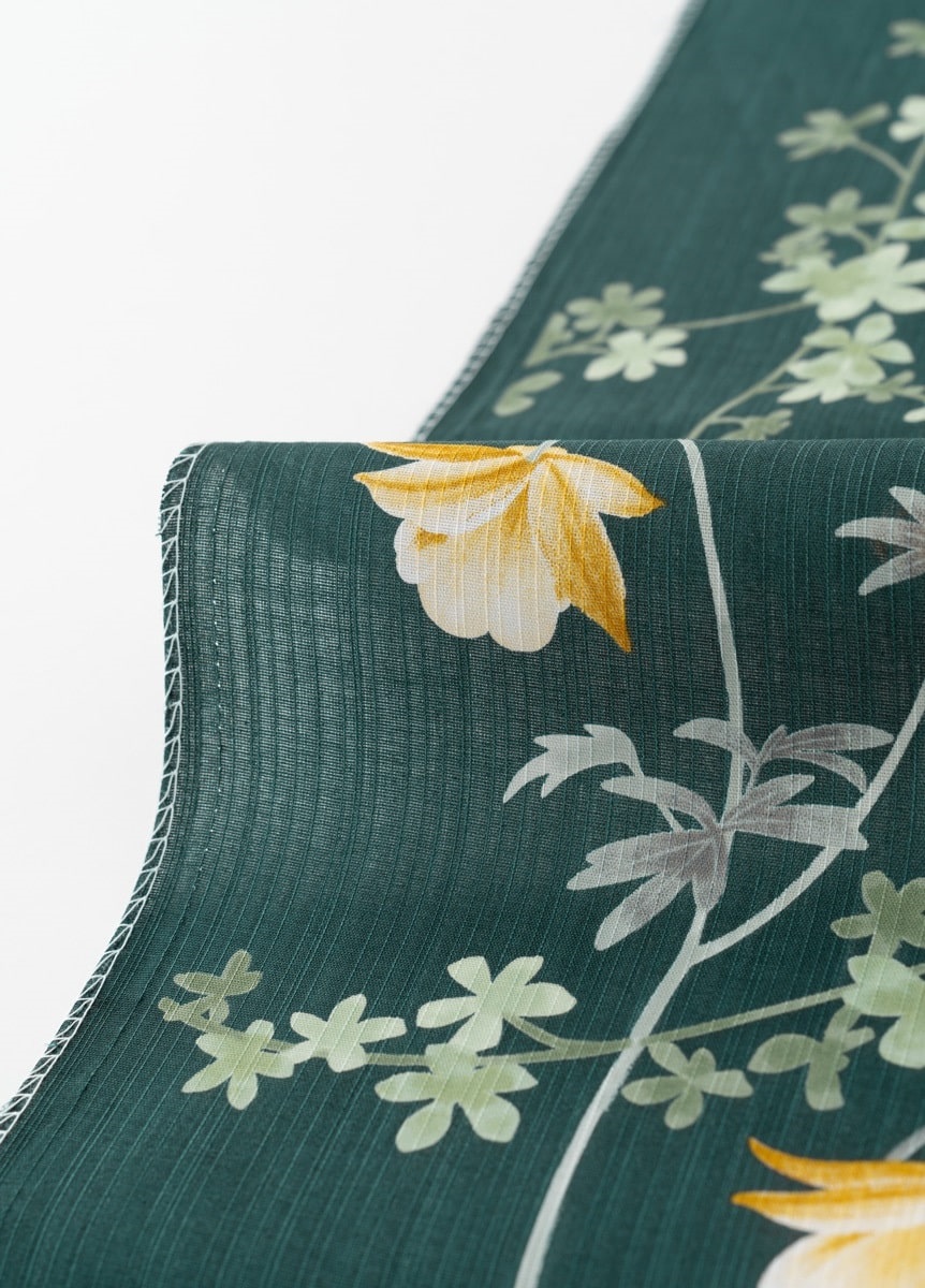 浴衣 夏音 花風鈴 青緑 | 浴衣 | やまとオンラインストア