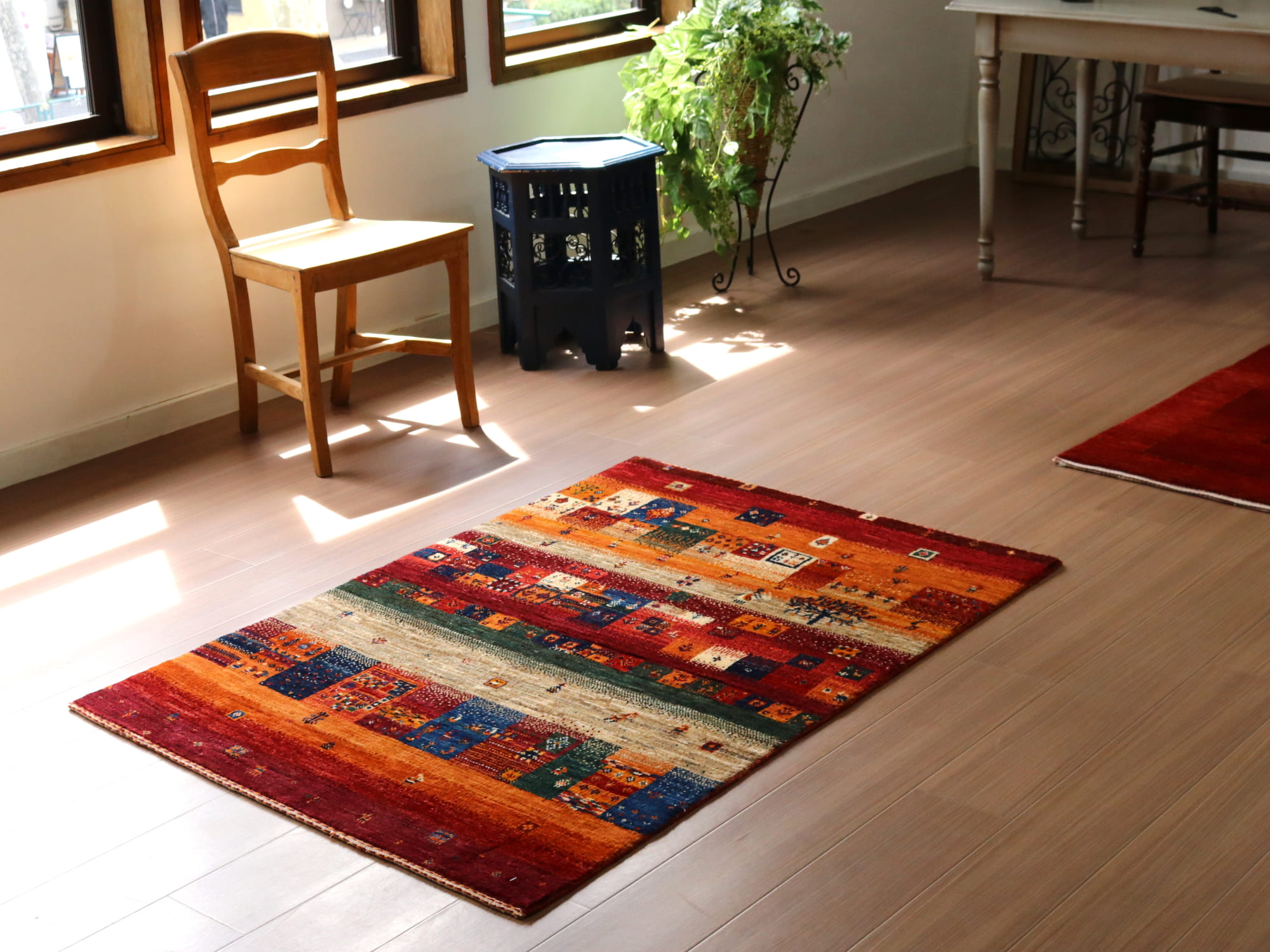 キリムスタイル / ギャッベ ノウバフト Gabbeh Nowbaft レッド