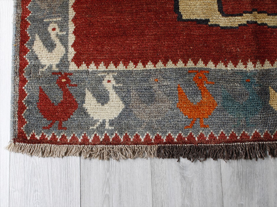 キリムスタイル / オールドエリアラグ / ペルシャ 絨毯 カシュカイ族