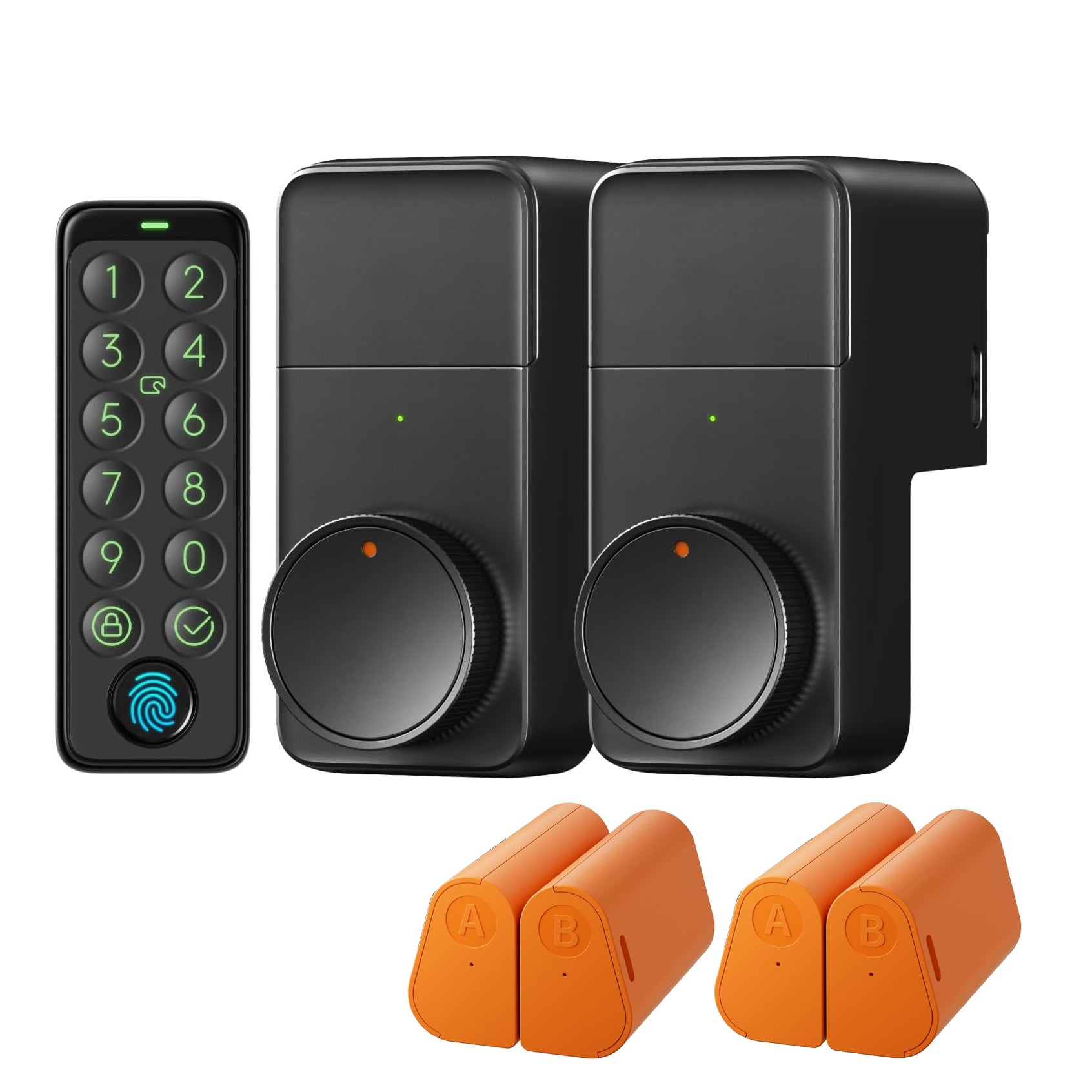 SwitchBot ダブルロックProセット (ドアロック Pro x2 / キーパッド