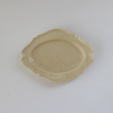 新品未使用 河合竜彦 花リムプレート大皿28㎝ 河合竜彦 ｜くらすこと