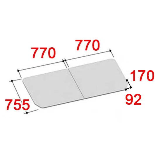 LIXIL・INAX 薄型保温組フタ 浴室部品[YFK-1576B(4)-D4] [YFK-1576B(4