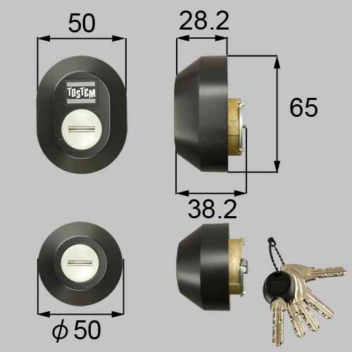 LIXIL・トステム ドア錠セット（MIWA DNシリンダー） 玄関ドア